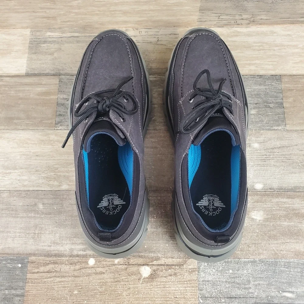 Dockers Creston Mens‎ Shoes Sz 10 M Casual Black Canvas Boat Dock Sneakers